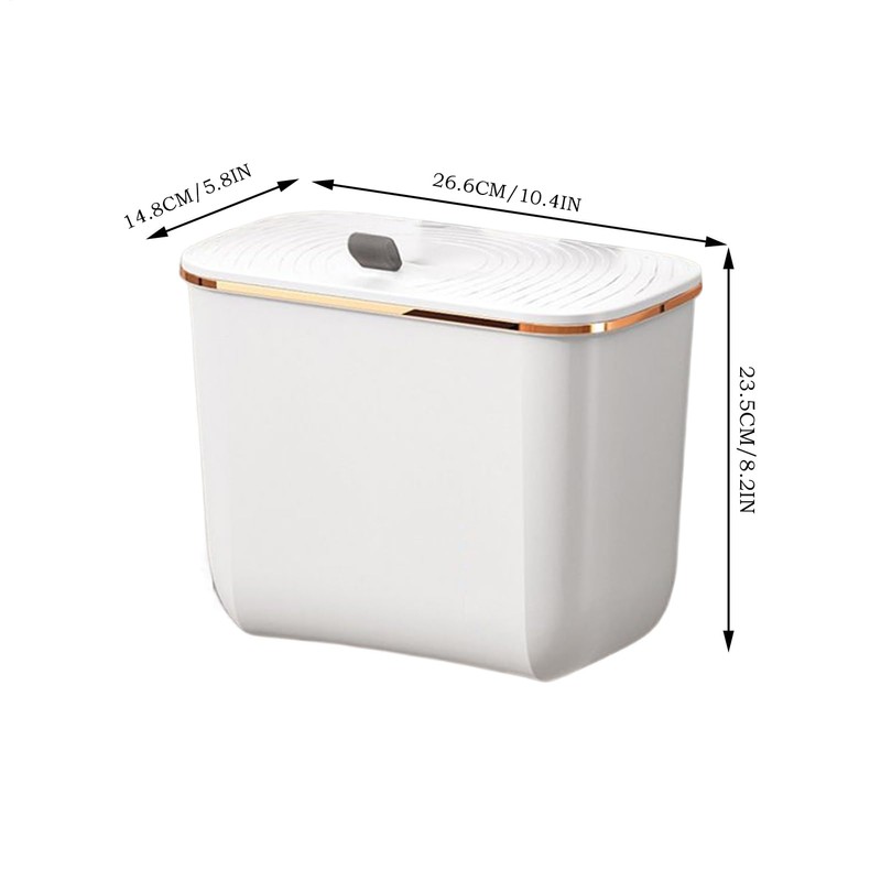 Wall Trash Can | Over The Door Trash Can with