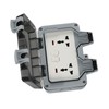 Waterproof Socket Charging Receptacle Power Outlet IP66 PC Electricity Accessory