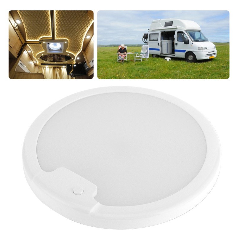 Universal Ceiling Light UltraThin 12V 24V LED Roof Dome Lamp