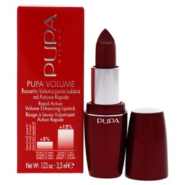 Pupa Milano Pupa Volume - Plumping, Hydrating, Cream Formula Lipsticks - Lasting Color That Stays On Lips All Day Long - Lustrous, Flattering Shades For All Complexions - 400 Vintage Red - 0.123 Oz