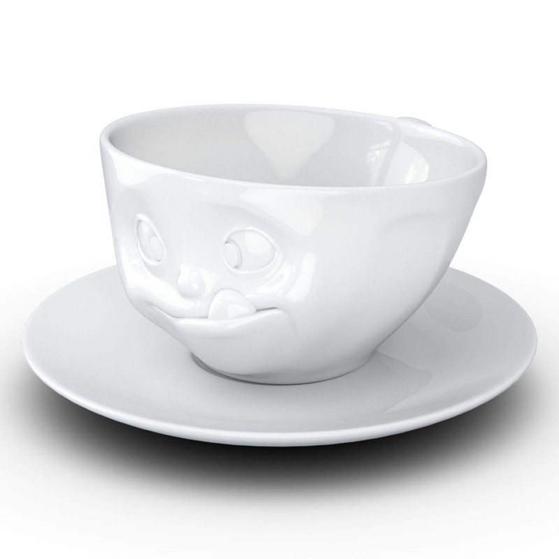 FIFTYEIGHT PRODUCTS / Tassen / Kaffeetasse „Lecker“ (Porzellan, 200 ml,