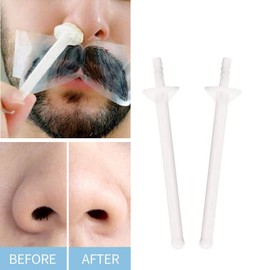100 Pieces Nose Wax Sticks, Disposable Nose Hair Removal Sticks Men Nose Waxing Applicators Kit for Nostril Cleaning
