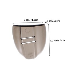 WOONEKY 4Pairs Protective Side Shields for Glasses Safety Eyewear Accessories Fits Frames Easy to Install Remove Eye Protection Guards