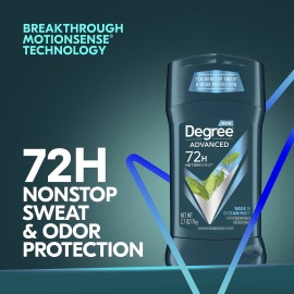 Degree Men Sage Ocean Mist 72 Hour Antiperspirant Deodorant Pack of 4