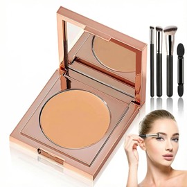 Colored Clay Undereye Corrector, 2026 Nuevo Corrector de Color para Ojeras con 3 Cepillos Profesionales, Waterproof Long Lasting Conceal Hydrating Concealer for All Skin Types （Color natural）