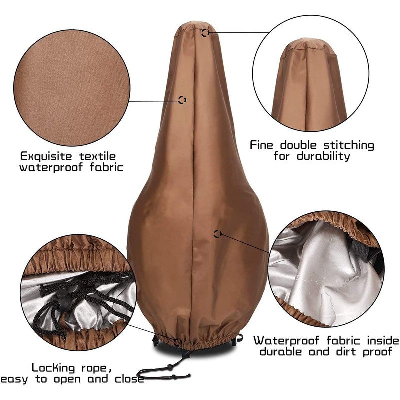 Chiminea Covers Waterproof, Protective Fire Pit Heater Cover,Outdoor Patio Chiminea