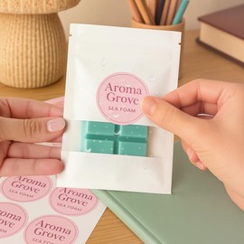 Home Range 240 runde Etiketten, Ø 40 mm, wasserdicht, mattweiß, 24/Blatt, 10 Blatt, bedruckbares A4-Aufkleberpapier für Tintenstrahldrucker, Kreis-Etikettenvorlagen enthalten, DIY, Produkt, Emoji