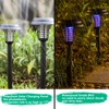3 Pcs Solar Bug Zappers Outdoor Waterproof LED Solar Mosquito
