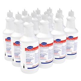 CREW 04560 Heavy Duty Toilet Bowl Cleaner & Disinfectant, 23% HCI removes Rust Stains, Lime Scale with Mint Scent, Ready-to-Use, 32-Ounce