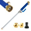 Garden Hose Spray Wand with Trigger, Fan and Jet Nozzle