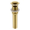 SUMERAIN Brass Pop Up Drain Stopper for Bathroom Sink with