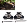 2Pcs LED Light Bar Mounting Bracket A Pillar Hood LED