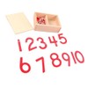 Adena Montessori Cut-Out Numeral and Counters