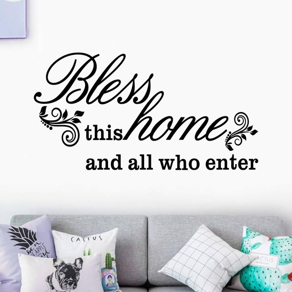 Inspirational Quotes Family Wall Stickers: Home Living Room Vinyl Art