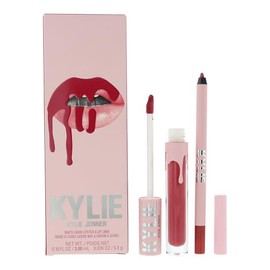 Matte Lip Kit - 503 Bad Lil Thing by Kylie Cosmetics for Women - 2 Pc 0.10oz Matte Liquid Lipstick, 0.039oz Lip Liner