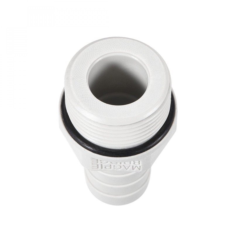 sourcing map PVC Barb Hose Fitting Connector Adapter 12mm or