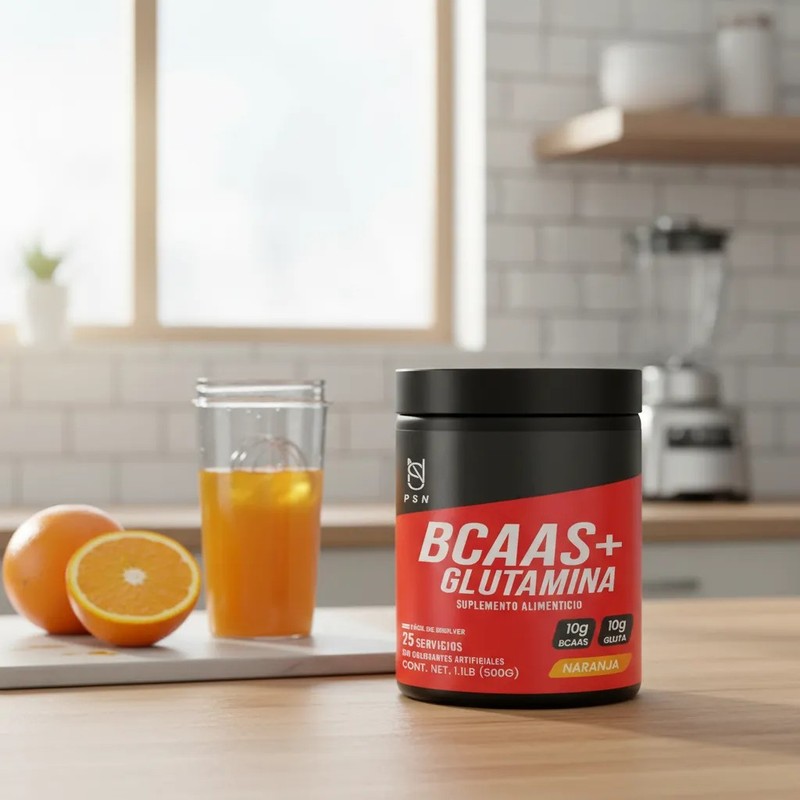 Bcaas Glutamina Aminoácidos Psn 500g Varios Sabores