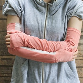 Unisex 3/4 Length Back-of-Hand Cooling UV Protection Arm Sleeves 3/4 Length Hand Cover Sleeve Purple/Free