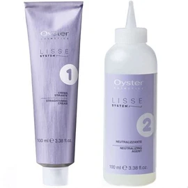 Oyster Cosmetics Lisse System Professional Set with Ironing System, Smooth, Permanent, 200 ml