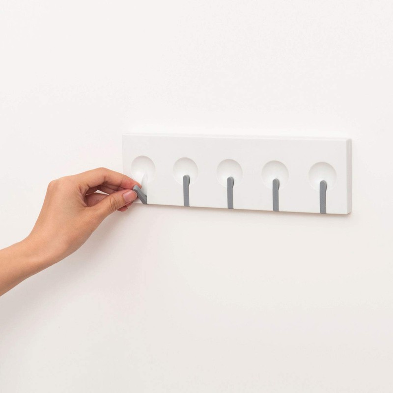 Belca FK-5HW Kitchen Storage, Magnet, 5 Hooks, FLAT in Width