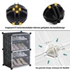 Wire Mesh Cubes, 40 Pieces Wire Cubes Plastic Connectors, Wire