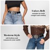 SANSTHS Cowboy Belts for Men Women, Western Leather Belt with