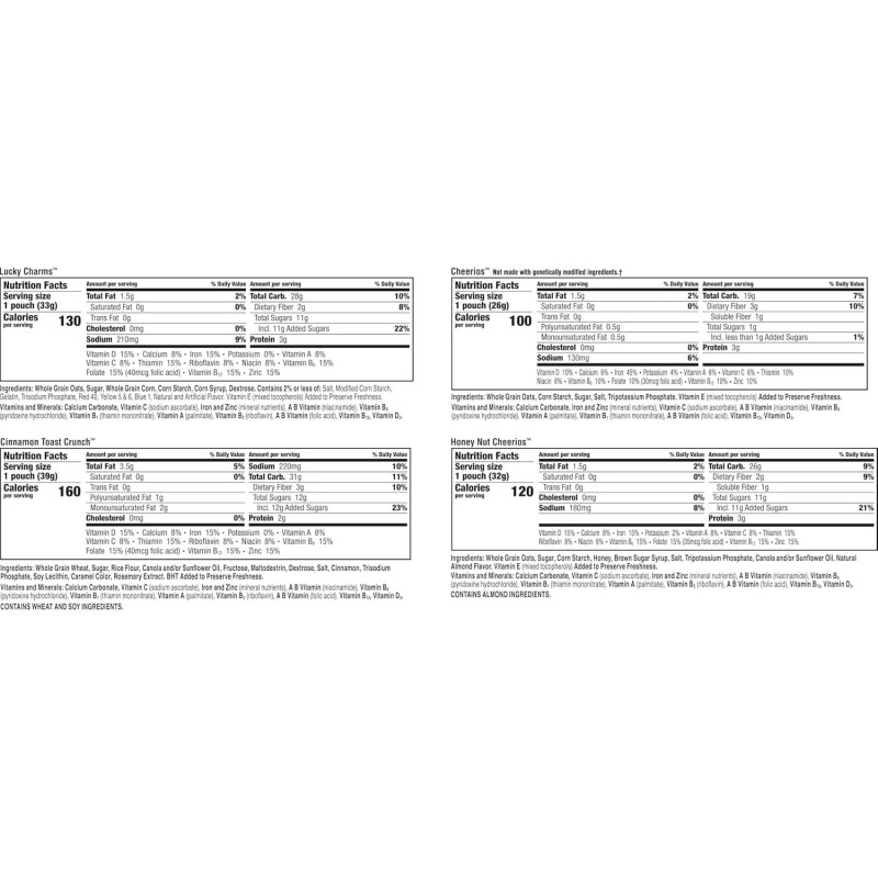 General Mills - Breakfast Cereal Pack - Multi Flavor -