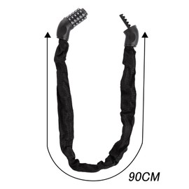 ASelected Bicycle Lock with 5-Digit 90 CM Combination Lock Bicycle Hardened Steel Chain Link Bicycle Accessories Bicycle Gifts E-Bike Scooter Scooter
