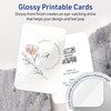 Avery Printable Rectangle Cards with Rounded Corners with Sure Feed