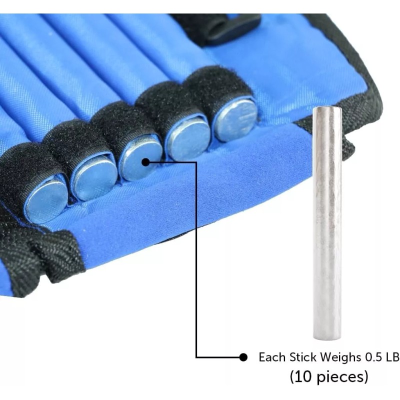 Gymenist Pair Of Adjustable Ankle Weights Can Be Adjusted Easily