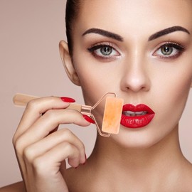 Ipetboom Massage Roller Facial and Neck Massager Guasha Tool for Face Face Massage Tool