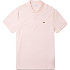 Lacoste Men's Ultra Soft Cotton Pima Jersey Polo Shirt, Flamingo, 4X-Large