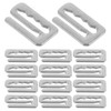 Baluue Barber Cape Buckle Replacement Clips 20Pcs Metal Haircut Cape