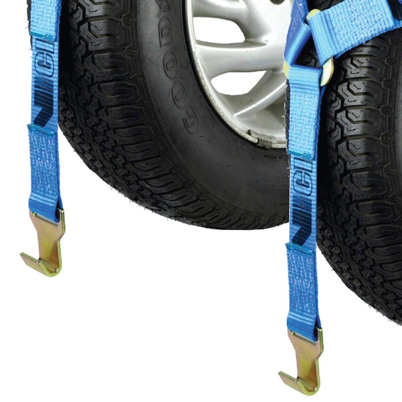 VULCAN Wheel Dolly Tire Harness with Flat Hooks - Bonnet