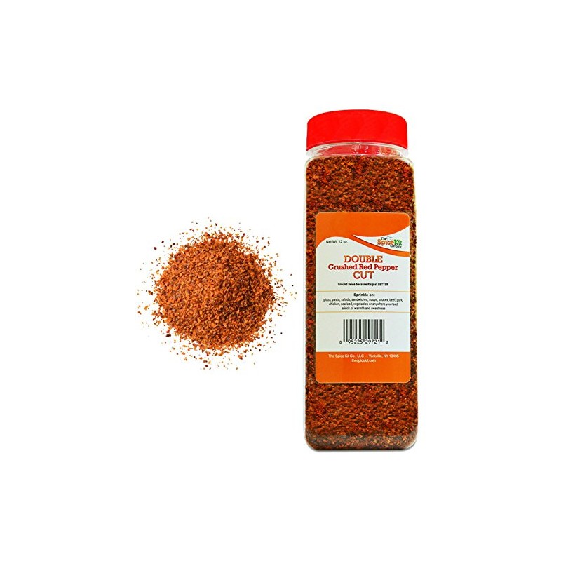 Double Cut Crushed Red Pepper - 12 oz. - Virtually
