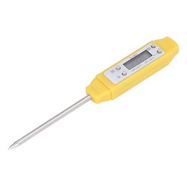 Termómetro Digital, Termómetro Digital para Alimentos Calibración Automática Estilo Bolígrafo Electrónico de Bolsillo de Alta Precisión(Amarillo)