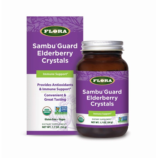 Sambu Guard Elderberry Crystals Flora Inc 1.7 oz Powder