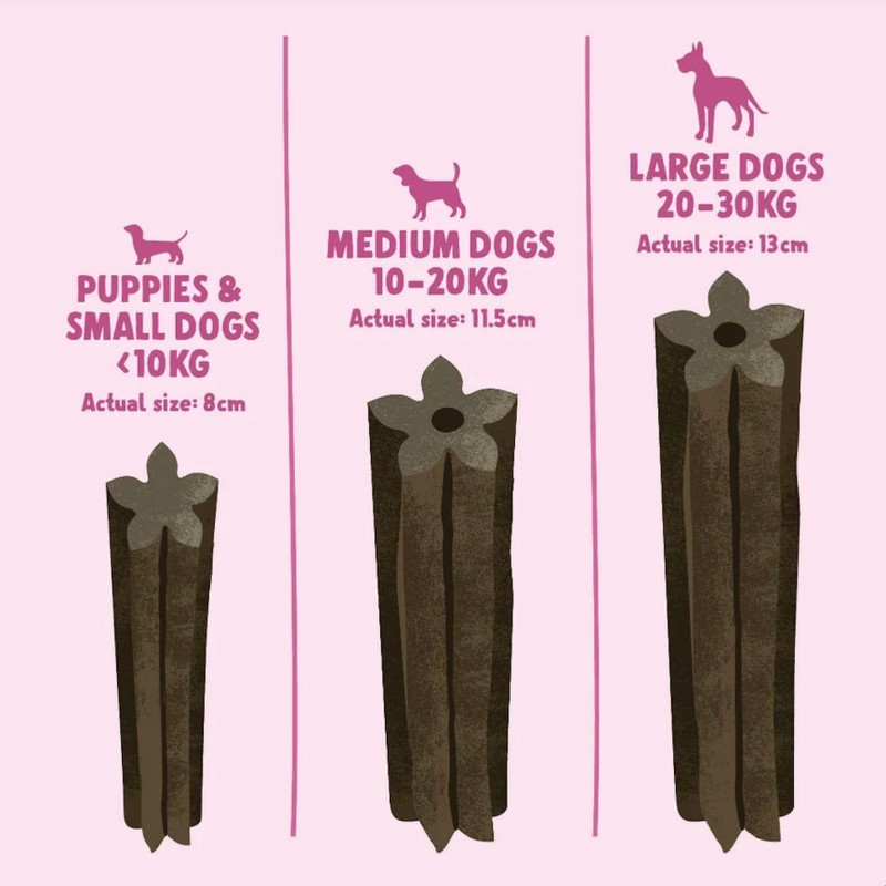Denzel's Dog Dental Sticks - for Small Dogs & Puppies