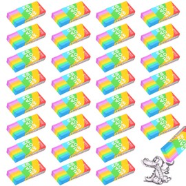 Shinybox Children's Eraser, 30 Pieces Children's Eraser, Soft Eraser, Mini Eraser, 2B Eraser, Children's Party Bag, Gift Toy for Schools, Sketches, Office, Signs