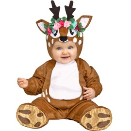 Fun World Baby Girl's Oh Deer Baby Costume, Brown, Large 12-24 Months
