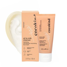 Cocokind Cocokind Oil to Milk Face Wash, Oil Based Cleanser and Oil Makeup Remover - Cleansing Oil, Cleansing Milk and Cream Cleanser for Face