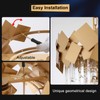 Gold Crystal Chandeliers 16” Modern Small Ceiling Pendant Light Fixture