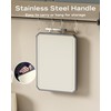 EXTRA LARGE Cutting Board,Double Sided Stainless Steel Cutting Boards Set