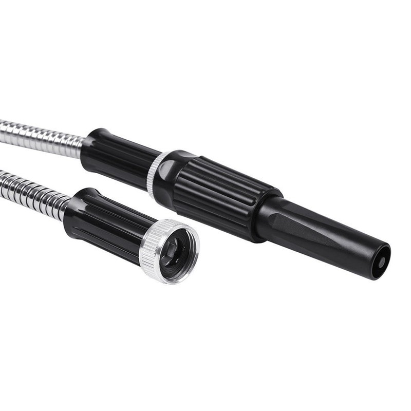 findmall 25 Ft Garden Hose with Nozzle, 304 Stainless Steel