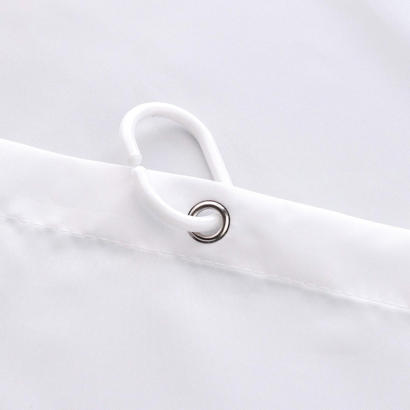 AooHome Fabric Extra Long Shower Curtain Liner, Durable Bathroom Curtain