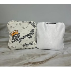 Freedom - Rec Stamp - Reynolds Cornhole Bags - Professional Cornhole Bags - Made in The USA (White)