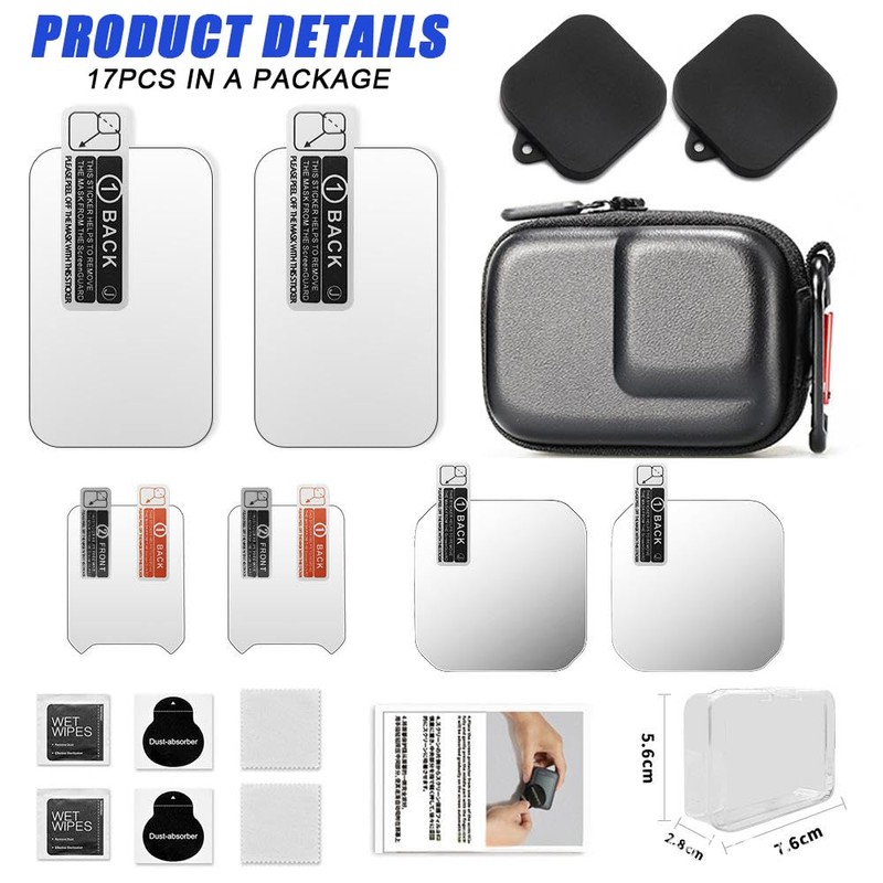 Black Mini Camera Bag for INSTA360 ACE Pro 2, 2