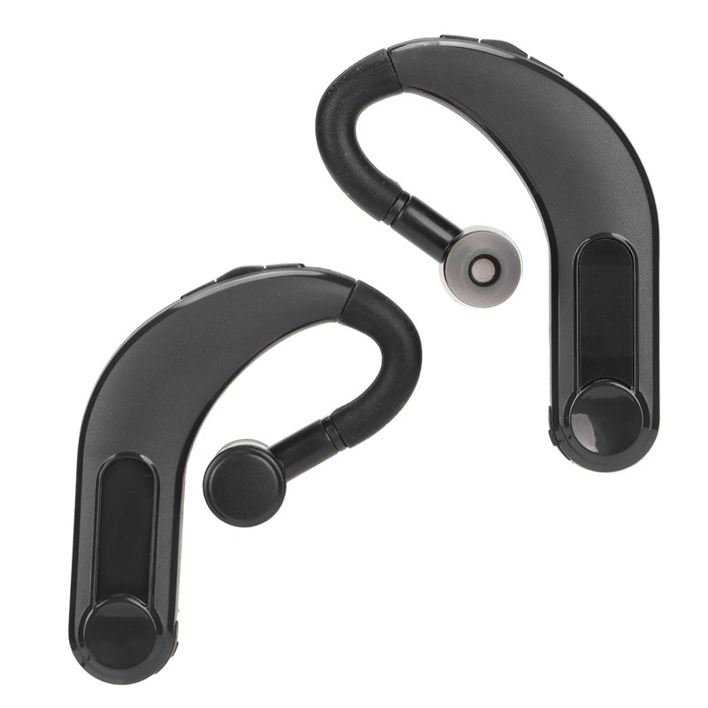Wireless Headphones Noise Canceling Bluetooth Earpiece with Ear Hook for