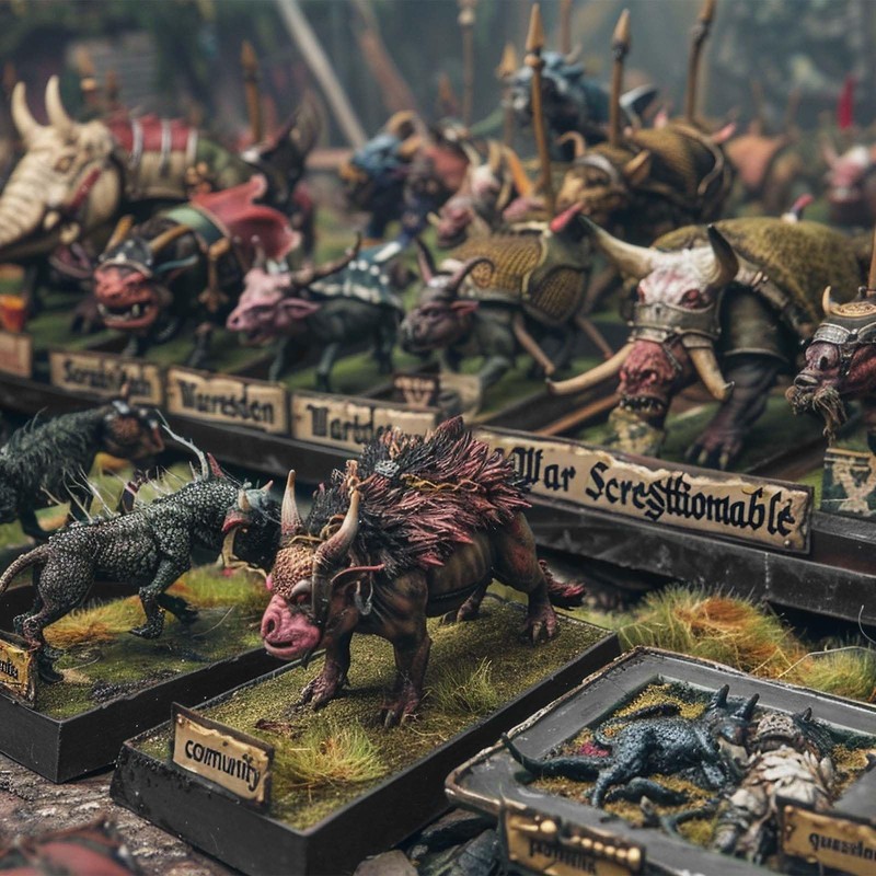 Rectangle Plastic Model Bases for Wargames Table Games (12pcs 50