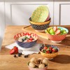 Metahom Ceramic Cereal Bowls, 23 Oz Colorful Soup Bowls, Deep